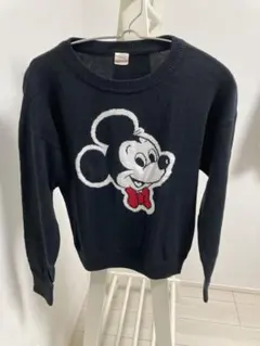 Disney ミッキーマウス 長袖ニットセーター