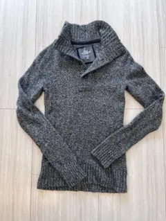 H&M L.O.G.G. メンズ ニット セーター グレー