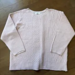 薄ピンク色　セーター