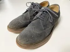 リーガル　REGAL スタンダードスエードウイングチップ　シューズ　メダリオン