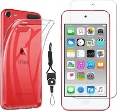 ★ 1枚セットガラスフィルム+ケース TPU+携帯ストラッ 用保護ケース 374