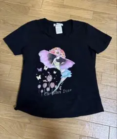 Christian Dior ジョンガリアーノ期 ロゴ プリント Tシャツ 花柄