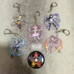 魔法少女まどか☆マギカ　 アクリルキーホルダー 5個セット&缶バッチのサムネイル