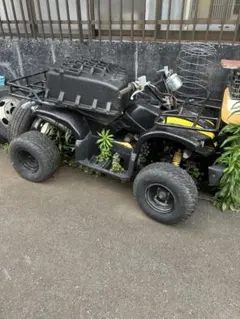 四輪バギー ATV ブラック イエローのサムネイル