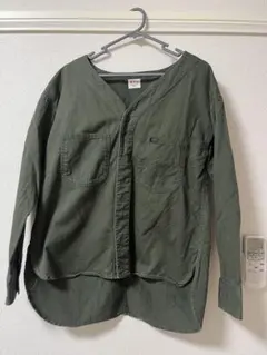 Lee ノーカラーオリーブシャツのサムネイル
