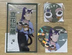 忍たま乱太郎 ナンジャタウン クリアイラストシート 缶バッジ 立花仙蔵