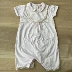 cacharel 襟付きピンクロンパース