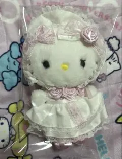 【新品】 サンリオ ホワイトフリルデザインシリーズ　ハローキティ マスコット