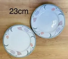 オーレスンド グスタフスベリ かもめ アンティーク 23cm スープ皿 2枚
