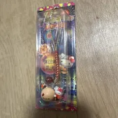 ご当地キティ 根付ストラップ　長野　諏訪湖花火