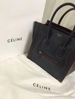 【最終値下げ】美品セリーヌceline ラゲージマイクロ　旧ロゴ
