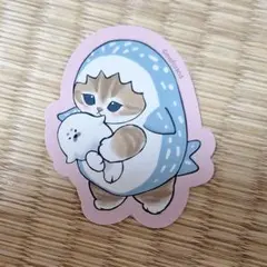 バズコレ　mofusand　モフサンド　ステッカー　シール　ジンベイザメにゃん