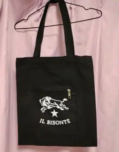 ✨️新品✨️IL BISONTE ブラックトートバッグ