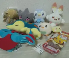 モンコレ30周年セミコンプ8種類 てのひらピカチュウ ぽけふわ