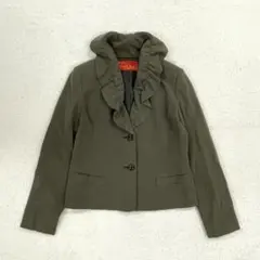 Yorkland レディース ジャケット フリル襟 サイズ11 （b3 217のサムネイル