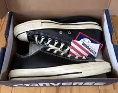 新品26.5cm ALL STAR LEATHER ALL STAR US OX