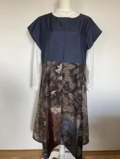 着物リメイク　多種本場大島紬ジャンパースカート