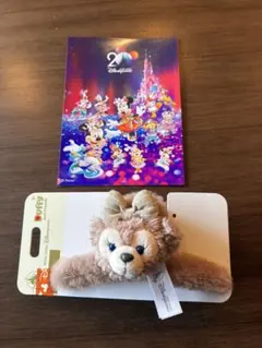 未使用品☆ダッフィー &フレンズ　ヘアクリップリボン付き