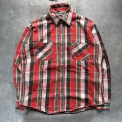 USA製 80s BIG MAC ビンテージ ヘビーネルシャツ M フェード