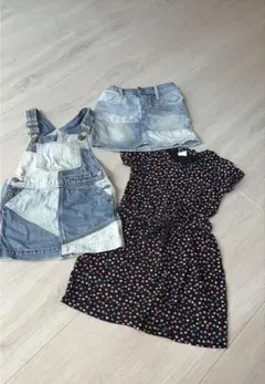GAP キッズ ワンピース デニムスカート 3点セット