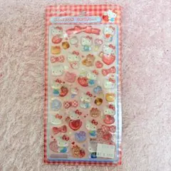 ボンボンドロップシール　キティ　赤