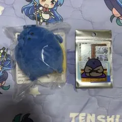 お文具といっしょ 名も無きもの 一番くじＣ賞 マスコットぬいぐるみ クリアカード