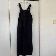 SIMPLICITE デニムサロペット ブラックのサムネイル