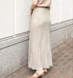RANDA プリーツニットスカートのサムネイル