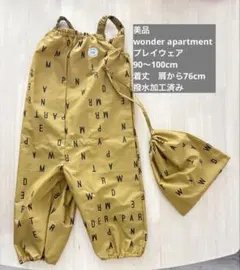 美品✳︎WONDER APARTMENT 撥水加工サロペット 巾着付　着丈76cmのサムネイル