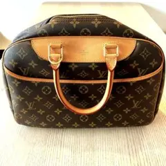 Louis Vuitton ボストンバッグ ブラウン レザー