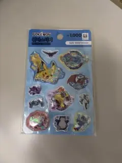 【韓国限定】ダイソー　ポケモン ウォーターシール　１枚