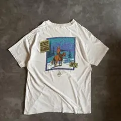 古着 96s シングルステッチ マニラ 電力会社 Tシャツ 企業Tシャツ 