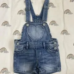 H&M♡デニムショートオーバーオール