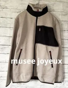 musee joyeux ジップアップジャケット フリースジャケット