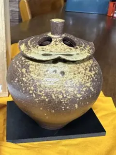 陶器製 香炉 木箱付き