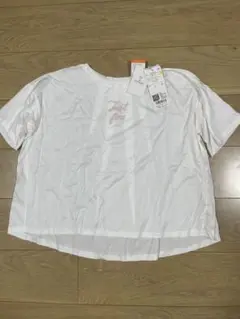 ダンスキン新品タグ付き クロップドTシャツ ホワイト