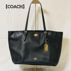 美品COACH コーチ トートバッグ 57450 ビジネス A4 黒