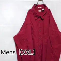 T57【US輸入】Levi's(リーバイス)　長袖シャツ【メンズXXL】レッド
