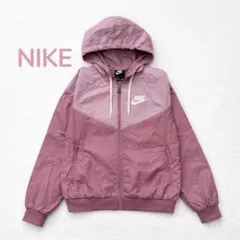 NIKE ナイキ ウィンドブレーカー ピンク S フード ジャケット　美品