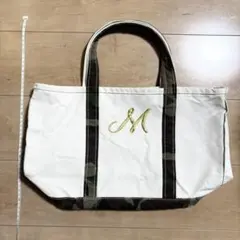 L.L.Bean エルエルビーン トートバッグ カモフラージュ イニシャルM