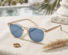 ブルーレンズクリア　サングラス