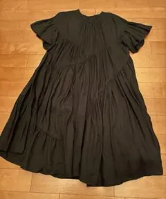 ロンハーマン × CHRISTY DAWN 半袖 ティアードロングワンピース 美品】ロンハーマン×CHRISTY DAWN 半袖 ティアードロングワンピース