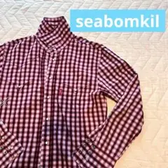 seabomkilチェックシャツ