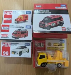 トミカ ミニカーセット 5種　デリカミニ　アピタユニー　トミカタウン等