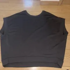 Elura フレンチスリーブ カットソー ダークグレー