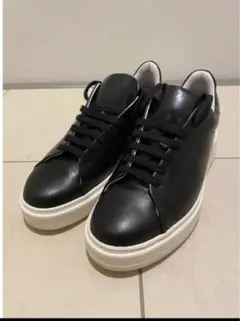 パトリック ブラックレザー スニーカー 干場 クルーズライン サイズ41