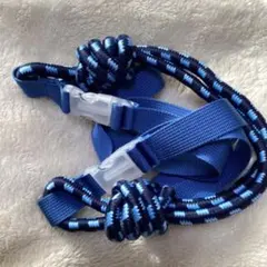 ボールアンドチェーン　用　ショルダー　ストラップ　エコバッグ　新品　ブルー　青