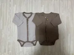 ベビー ロンパース肌着セット 70cm 長袖