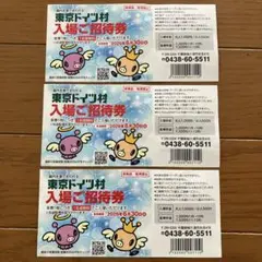 東京ドイツ村　入場ご招待券　チケット　無料券　3枚のサムネイル