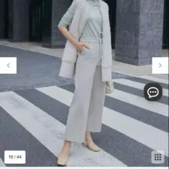 新品未使用　タグ付　23区【洗える】TRストレッチギャバ ワイドパンツ　S34